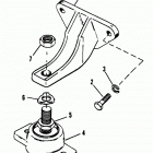 502 MAG. BRAVO (GEN. V)     GM 502 V-8 1992-1993 0D824589 THRU 0F114528 Крепление двигателя