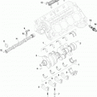 377 MAG MPI BRAVO EC 1A611928 THRU 1A623184 Cylinder block, camshaft and crankshaft
