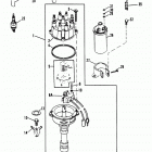 454 MAG. BRAVO (GEN. V) GM 454 V-8 1995-1996 0F305000 THRU 0F801699 Distributor and ignition components