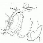 454 MAG. ALPHA GM 454 V-8 1986-1988 0A631894 THRU 0B785148 Flywheel housing