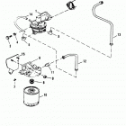 502 MAG. BRAVO (GEN. V)     GM 502 V-8 1992-1993 0D824589 THRU 0F114528 Fuel pump and fuel filter
