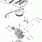5.7LX (4 BBL)    GM 350 V-8 1997 0K001527 THRU 0K999999 Carburetor  /  throttle linkage(2 barrel)