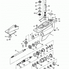 BRAVO THREE 0B664190 THRU 0F729999 Gear housing(bravo iii)