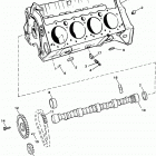 7.4L BRAVO (GEN. V)    GM 454 V-8 1992-1996 0D603118 THRU 0F800699 Cylinder block and camshaft