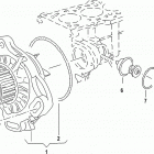 2.5L SDI 75 I5 ANF001003 & Up Водяной насос