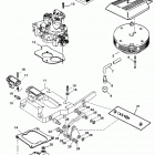 5.7L EFI (2 BBL.-TBI)    GM 350 V-8 1996 0F752400 THRU 0K001505 Throttle linkage (bravo engines)