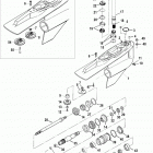BRAVO THREE 0M100001 THRU 0W249999 Gear housing(bravo three)