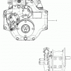 2.0L ES 130 70002130 THRU 70015639 Transmission and related parts (inboard), technodr...