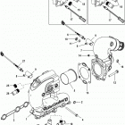 4.5L MPI 250 Alpha/Bravo 2A441953 & Up Exhaust manifold and elbow