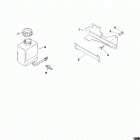 4.3L EFI  (GEN+) TBI    GM 262 V-6 0L619000 THRU 0M322780 Oil reservoir bottle and bracket