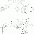 100 VAZER 1A035000 THRU 1A036006 Electrical components, ecm, circuit breaker, lube ...