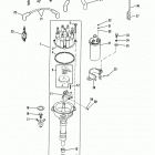 502 MAG. BRAVO GM 502 V-8 1990-1992 0C878221 THRU 0D824588 Distributor and ignition components