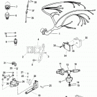 4.3LX (GEN +) (2 BBL.)      GM 262 V-6 1996-1997 0F803000 THRU 0K999999 Wiring harness and electrical components