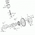 502 MAG. BRAVO (GEN. V)     GM 502 V-8 1992-1993 0D824589 THRU 0F114528 Crankshaft, pistons, and connection rods