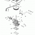 4.3LX (GEN +) (2 BBL.)      GM 262 V-6 1996-1997 0F803000 THRU 0K999999 Carburetor and throttle linkage(2 barrel)