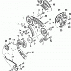 3.0L TDI 225 V6 CEZ000201 & Up Timing chain and slide rail