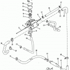 4.3LX  (GEN II) (4 BBL.)    GM 262 V-6 1992-1993 0D714370 THRU 0F001219 Standard cooling system