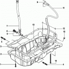 2.0L ES 130 70002130 THRU 70015639 Маслянный поддон