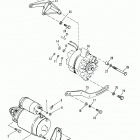 454 MAG. BRAVO GM 454 V-8 1988-1992 0B721206 THRU 0D805068 Starter and alternator