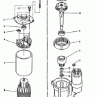 502 MAG. BRAVO (GEN. V)     GM 502 V-8 1992-1993 0D824589 THRU 0F114528 Starter motor 3, 1  /  4