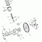 4.3L EFI  (GEN+) TBI    GM 262 V-6 0L619000 THRU 0M322780 Коленвал и поршни