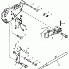 5.7L EFI (2 BBL.-TBI)    GM 350 V-8 1996 0F752400 THRU 0K001505 Shift bracket (alpha engines)