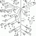 3.0L TDI 225 V6 CEZ000201 & Up Wiring harness, engine