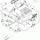 5.0L MPI ALPHA/BRAVO 0W650000 THRU 1A299999 Standard cooling system - bravo, single and 3 poin...