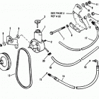350 MAG. BRAVO MPI   GM 350 V-8 1995 0F415189 THRU 0F601999 Power steering components