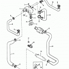 350 MAG. BRAVO MPI   GM 350 V-8 1995 0F415189 THRU 0F601999 Thermostat housing (standard cooling)