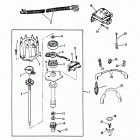 350 MAG. BRAVO MPI   GM 350 V-8 1995 0F415189 THRU 0F601999 Distributor and ignition components