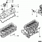 2.0L ES 130 70002130 THRU 70015639 Rocker cover