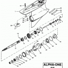 ALPHA ONE SS            1986-1989 ALL THRU none Gear housing assy(propshaft) (alpha one-ss)