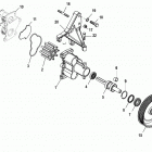 4.3L CARB ALPHA/BRAVO 1A063240 & Up Sea water pump assembly(alpha  /  bravo closed coo...