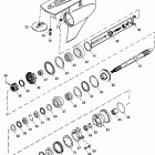ALPHA ONE (GEN.II)    1996-1997 0F680000 THRU 0K999999 орпус редуктора, вал гребного винта - обратное  вр...