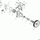 4.3L CARB ALPHA/BRAVO 0W650000 THRU 1A063239 Sea water pump assembly, alpha  /  bravo closed co...
