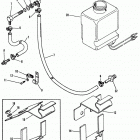 BRAVO THREE 0B664190 THRU 0F729999 Oil reservoir components(square oil bottle)