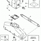 200  (2 BBL.)   GM 305 V-8  1987 0B525982 THRU 0B774444 Exhaust manifold and exhaust elbow(cast iron exh. ...