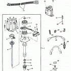 350 MAG. BRAVO MPI(GEN+)    GM 350 V-8 1997 0K001501 AND UP Distributor and ignition components