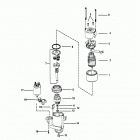 5.7L BRAVO EFI (TBI)   GM 350 V-8 1995 0F225560 THRU 0F752399 Стартер