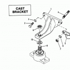 454 MAG. ALPHA GM 454 V-8 1986-1988 0A631894 THRU 0B785148 Engine mounting (cast bracket)