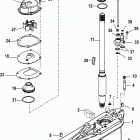 ALPHA ONE (GEN.II)    1998 AND UP 0L100040 & Up Gear housing(driveshaft)(counter rotation)