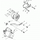 5.7L BRAVO EFI (TBI)   GM 350 V-8 1995 0F225560 THRU 0F752399 Starter motor and alternator