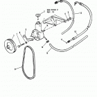 502 MAG. BRAVO (GEN. V)     GM 502 V-8 1992-1993 0D824589 THRU 0F114528 Power steering components