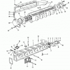 636 D-TA (BRAVO & MIE)    VM 219 I/L6  1989 0B993002 THRU 0D850127 Выпускной коллектор