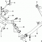 2.0L ES 130 70002130 THRU 70015639 Closed cooling  /  crossover manifold