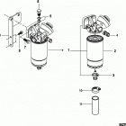 2.0L ES 150 70017410 THRU 70024869 Топливный фильтр