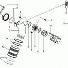 CMD QSD 2.8 ES 220 88300000 & Up Exhaust components, inboard