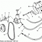 350 MAG. BRAVO MPI(GEN+)    GM 350 V-8 1996 0F602000 THRU 0K001500 Power steering components
