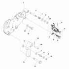 350 MAG. BRAVO MPI(GEN+)    GM 350 V-8 1997 0K001501 AND UP Shift bracket